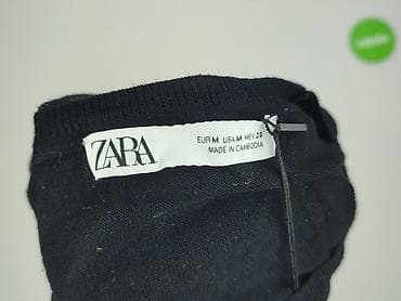 sweter czarny: Zara, Sweter damski, rozmiar M — 4