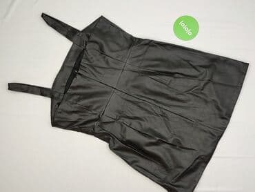 czarna sukienka ze srebrnymi wstawkami: Reiss, Sukienka damska, 2XL — 3