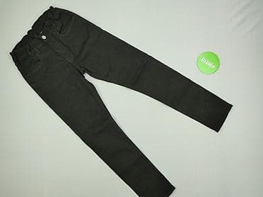 hm top w paski: Spodnie jeansowe, H&M, 12 lat, 152, stan - Idealny — 2