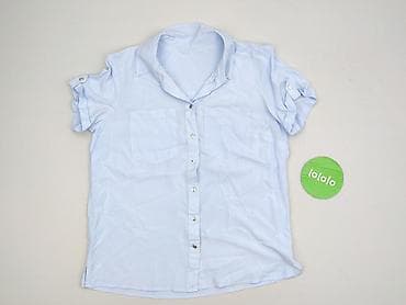 chabrowa bluzki plus size: Koszula damska, rozmiar M — 2