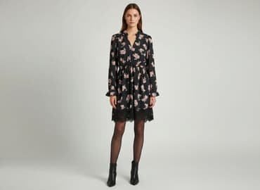 sukienki mini czarne: Sukienka damska, rozmiar M — 6