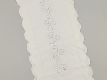 zasłony lidl: Obrus 132 x 35, kolor - Biały, stan - Bardzo dobry — 1