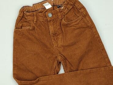 emo koszulka: Material trousers, H&M, 9 years, 128/134, condition - Very good — 1