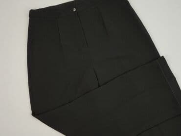 Women: Material trousers for women, size 2XL (EU 44) — 1