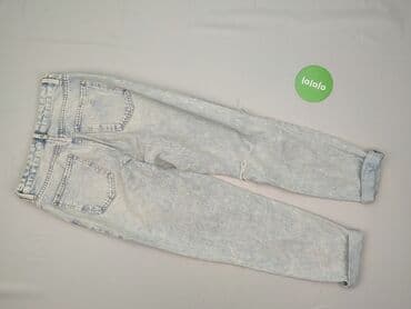 jeansy ze średnim stanem: Denim, Jeansy damskie, rozmiar S — 3