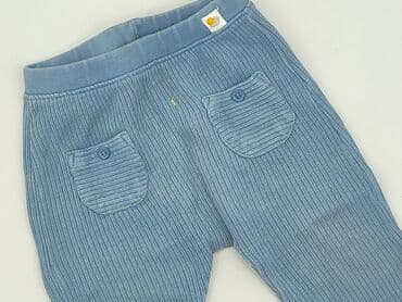 czapka zimowa wiązana dla niemowlaka: Baby material trousers, 9-12 months, 74-80 cm, 5.10.15, condition - Very good — 1