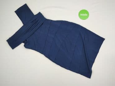 eleganckie sukienki na wesele granat różm 48: Sukienka damska, rozmiar M — 4