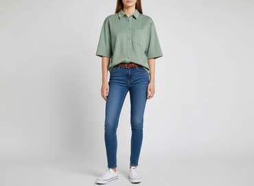 koszula puro lino: Vila, Koszula damska, rozmiar M — 7