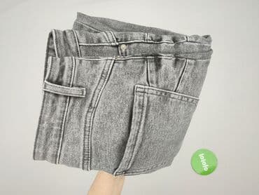 srebrne buty deichmann: DENIM JEANS, Jeansy damskie, M — 6