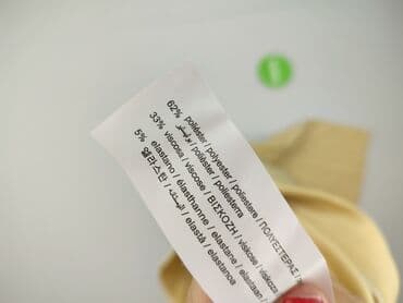 beżowe buty na koturnie ccc: PULL&BEAR, Spodnie materiałowe damskie, rozmiar M — 5