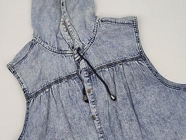 crivit clothes: Jeansowa sukienka bez rękawów z kapturem – damska - Fason: luźny — 1
