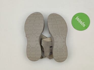 sandały skórzane z zakrytą piętą: Sandały damskie, rozmiar 40 — 4