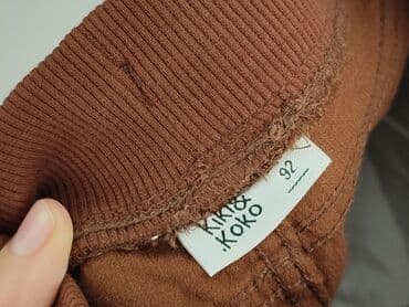 woskowane spodnie z wysokim stanem stradivarius: Spodnie materiałowe, Kiki & Koko, 1.5-2 lat, 92, stan - Idealny — 4