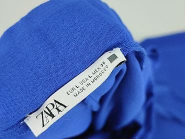 szeroki pas: Zara, Spodnie materiałowe damskie, rozmiar L — 4