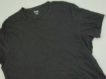 koszulka all black: X-MAIL, T-shirt for men, size 4XL — 1