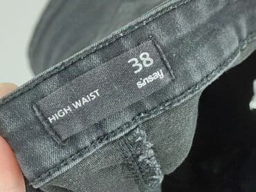 krótkie spodenki z wysokim stanem jeansowe: Sinsay, Szorty damskie, rozmiar M — 5