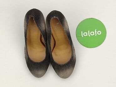 srebrne buty na słupku ccc: Półbuty damskie, rozmiar 38 — 2