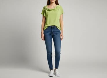 limonkowy t shirty damskie: T-shirt damski, rozmiar L — 1