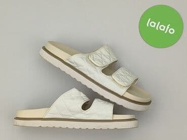 klapki zara z futerkiem: Klapki damskie, 39 — 4