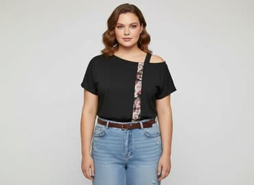 bluzki shein duże rozmiary allegro: Shein Curve, Bluzka damska, XL — 7