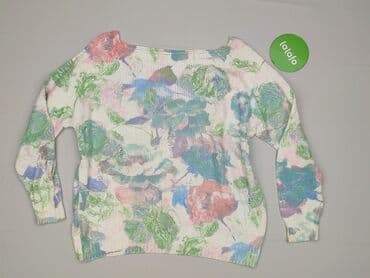 sweter z przezroczystymi rękawami: Sweter damski, rozmiar L — 2