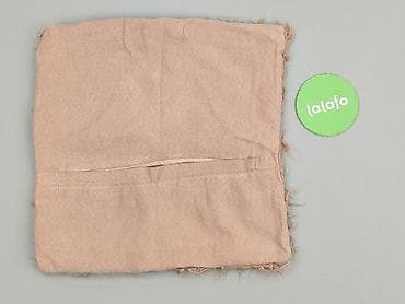 brown home decor: Poszewka na poduszkę dekoracyjną, kwadratowa, w kolorze beżowym/nude — 3