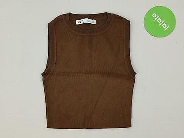 bluzka dekolt: Zara, Top damski, rozmiar S — 2