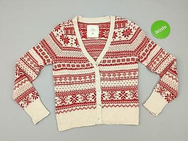 sweter w serca h: H&M L.O.G.G., Kardigan damski, rozmiar M — 2