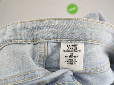 dżinsy skinny high ankle: H&M, Jeansy damskie, rozmiar S — 4