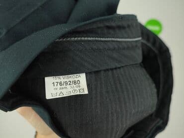 spodnie z wysokim stanem dla kogo: Suit pants for men, size S — 5