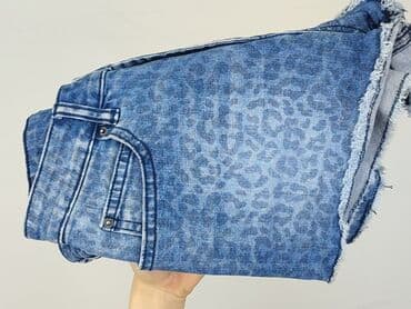 krótkie spodenki w panterke: Denim, Szorty damskie, rozmiar XS — 6