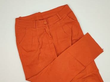 pomarańczowe spodnie hello kitty: Spodnie materiałowe damskie, rozmiar L — 1