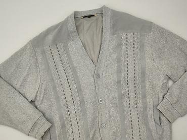 patchworkowe spodnie: Kardigan dla mężczyzn, rozmiar XL — 1