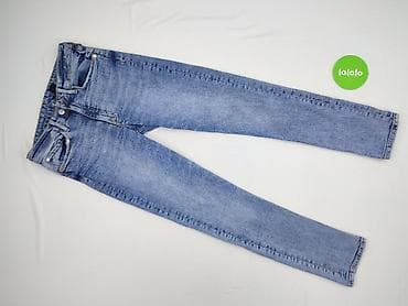 cropped blue jeans: H&M, Jeansy damskie, rozmiar XL — 2