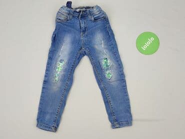 hm bluzki basic: Spodnie jeansowe, 2-3 lat, 98, stan - Bardzo dobry — 2