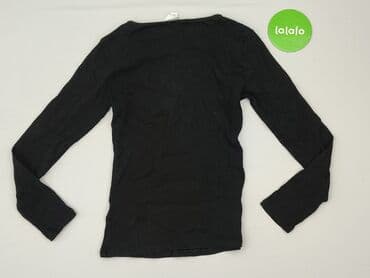 czarne body z długim rękawem h m: H&M, Women's blouse, size S — 4