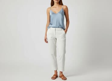 kapcie ars: Gallery, Spodnie materiałowe damskie, rozmiar L — 6