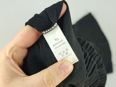 woskowane legginsy z wysokim stanem zara: Tu, Spodnie materiałowe damskie, rozmiar S — 4