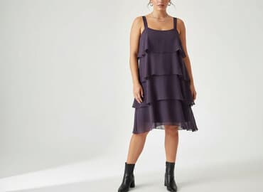 sukienka bez ramion z długim rękawem: Sukienka damska, rozmiar XL — 1