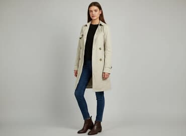 kurtka do chrztu: C&A, Płaszcz damski, rozmiar S — 1