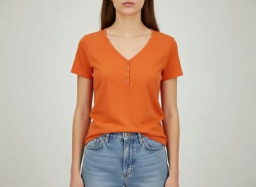 t shirty pomarańczowy: Футболка жіноча, розмір S — 1