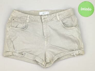 szare krótkie spodenki: Denim, Szorty damskie, rozmiar L — 2