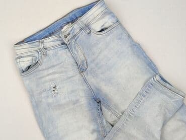 Jeansowe: Spodnie jeansowe, 16 lat, 170, stan - Idealny