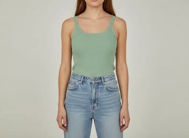 bluzki prazkowane: Top damski, rozmiar S — 6