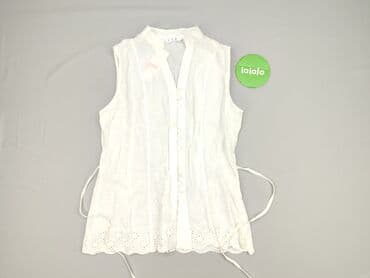 bawełniane białe bluzki: Yessica, Bluzka damska, rozmiar M — 2