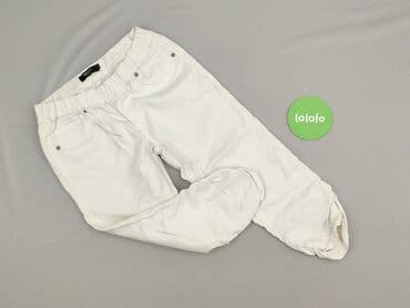 jeansy damskie z wysokim stanem na gumce: Jeansy damskie, rozmiar S — 2