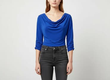 biala bluzka z dlugim rekawem: H&M, Bluzka damska, rozmiar XS — 7