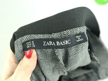 buty azuree: Zara, Spodnie materiałowe damskie, rozmiar M — 5
