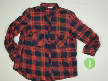 bluzki w paski z serduszkiem: Yessica, Koszula damska, rozmiar XL — 2