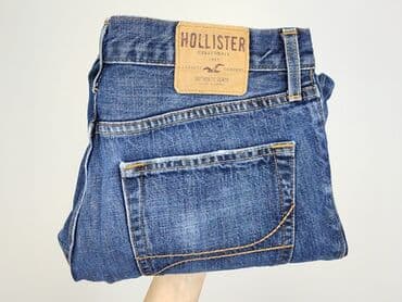 niebieska bluza pull and bear: Hollister, Jeansy dla mężczyzn, rozmiar L — 6